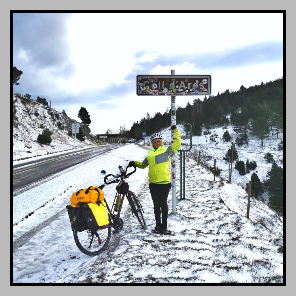 randovelo34.fr Au col d'Ares, en décembre.