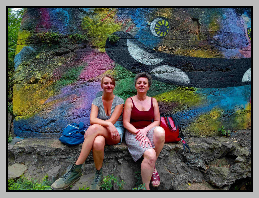 La Réunion. Street-Art dans la forêt tropicale.
